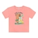 Blusa Manga Curta Elian Feminina Infantil Capivara Em Meia Malha Algodão 4/8 - 4446-ROSA