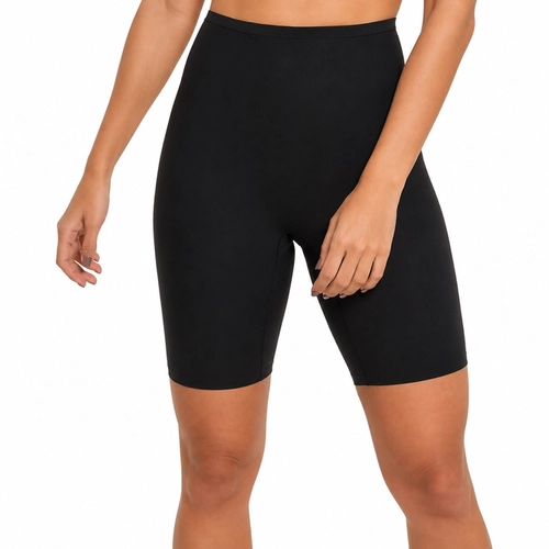 Bermuda Modeladora Cintura Alta Delcotton Feminina Shapewear Em Microfibra