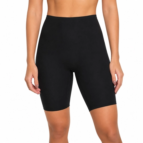 Bermuda Modeladora Cintura Alta Delcotton Feminina Shapewear Em Microfibra