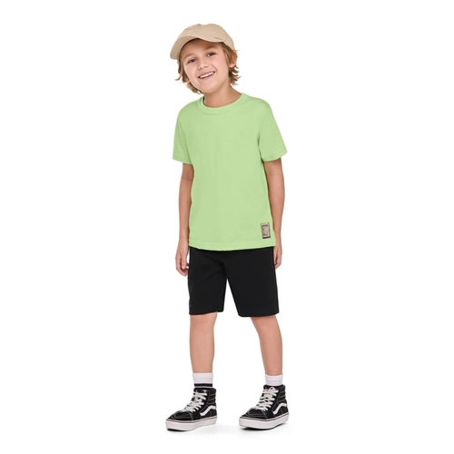 Conjunto Manga Curta Elian Infantil Masculino Camiseta Motorbike E Bermuda Moletom 4/8
