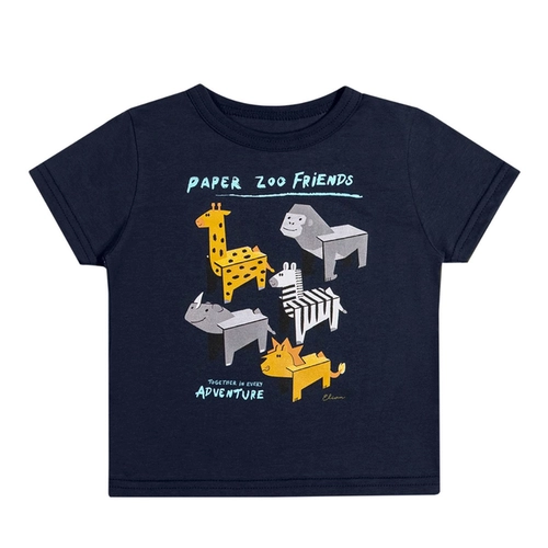 Conjunto Manga Curta Elian Infantil Masculino Camiseta Estampas Variadas E Bermuda Moletom 1/3