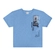 Camiseta Manga Curta Elian Infantil Masculina Meia Malha Algodão - 6851-AZUL