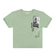 Camiseta Manga Curta Elian Infantil Masculina Meia Malha Algodão - 5012-VERDE MENTA