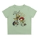 Camiseta Manga Curta Elian Infantil Masculina Meia Malha Algodão 1/3 - 5012-VERDE MENTA