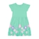 Vestido Manga Curta Brandili Infantil Flores Em Meia Malha Algodão 4/10 - PISCINA-PISCINA