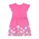 Vestido Manga Curta Brandili Infantil Flores Em Meia Malha Algodão 4/10 - PINK HIMALAIA-PINK HIMALAIA