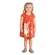 Vestido Manga Curta Brandili Infantil Gatinha Em Meia Malha Algodão 1/3 - MANDARIN-MANDARIN