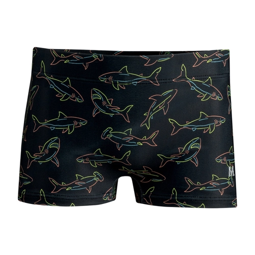 Sunga Boxer Mash Infantil Masculina Tubarão Em Polielastano