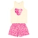 Conjunto Regata Brandili Feminino Infantil Blusa Friends E Shorts Moletinho Leve 4/10 - OFF WHITE-OFF WHITE