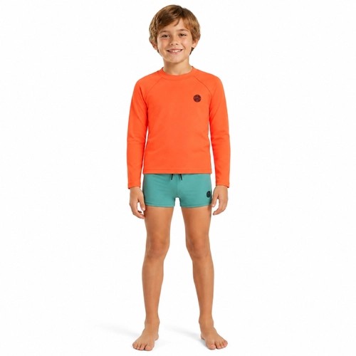 Sunga Boxer Kamylus Tchibum Infantil Masculino Lisa Em Polielastano 4/10