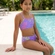 Conjunto Biquíni Kamylus Tchibum Infantil Feminino Top Regata E Calcinha Em Polielastano 4/10 - roxo-roxo