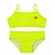 Conjunto Biquíni Kamylus Tchibum Infantil Feminino Top E Calcinha Lisa Em Polielastano 4/10 - AMARELO NEON-AMARELO NEON