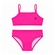 Conjunto Biquíni Kamylus Tchibum Infantil Feminino Top E Calcinha Lisa Em Polielastano 4/10 - ROSA NEON-ROSA NEON