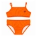 Conjunto Biquíni Kamylus Tchibum Infantil Feminino Top E Calcinha Lisa Em Polielastano 4/10 - LARANJA NEON-LARANJA NEON