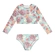 Conjunto Biquíni Kamylus Tchibum Infantil Feminino Manga Longa Cropped Em Polielastano 4/10 - AZUL PISCINA-AZUL PISCINA