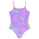 Maiô Regata Kamylus Tchibum Infantil Feminina Estampado Em Polielastano 1/3 - roxo-roxo