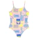 Maiô Regata Kamylus Tchibum Infantil Feminina Estampado Em Polielastano 1/3 - NEON CLARO-NEON CLARO