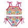 Conjunto Biquíni Areia Do Mar Infantil Feminino Estampado Em Polielastano 4/8 - 02-ESTAMPADO