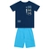 Conjunto Manga Curta Brandili Juvenil Masculino Gamer Com Bermuda Em Cotton 12/16 - AZUL MILANO-AZUL MILANO