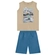 Conjunto Regata Brandili Juvenil Masculino L.A Com Bermuda Em Cotton 4/10 - CERÂMICA-CERÂMICA