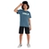 Conjunto Manga Curta Brandili Infantil Masculino Level Up Em Cotton 4/10 - 044-AZUL-PETRÓLEO