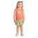 Conjunto Manga Curta Brandili Infantil Feminino Flores Em Cotton 1/3 - FIM DA TARDE-FIM DA TARDE