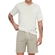 Pijama Manga Curta Mash Masculino Adulto Com Shorts Cordão Em Algodão - OF00-OFF WHITE