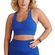 Top Nadador Esportivo Lupo Adulto Seamless Basic Com Bojo Removível - 2783-ANIL