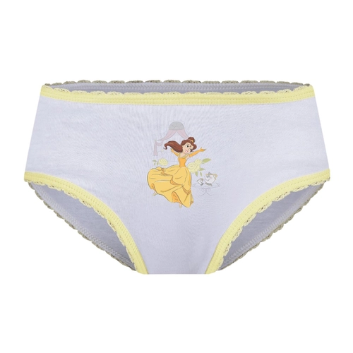 Kit 3 Calcinhas Lupo Infantil Disney Princesas Algodão