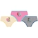 Kit 3 Calcinhas Lupo Infantil Disney Princesas Algodão - 0930-CINZA MESCLA