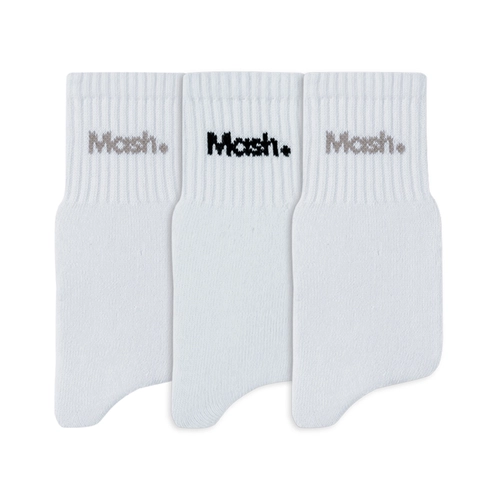 Kit 3 Meias Cano Curto Mash Unissex Em Algodão