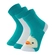Kit 3 Pares Meias Cano Médio Para Bebê Mash Algodão - AZ06-AZUL TURQUESA ESCURO