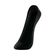 Meia Sapatilha Invisível She Feminina Adulto Com Silicone Interno Algodão - PT00-PRETO