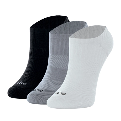 Kit 3 Pares Meias Invisível She Adulto Lisa Em Algodão