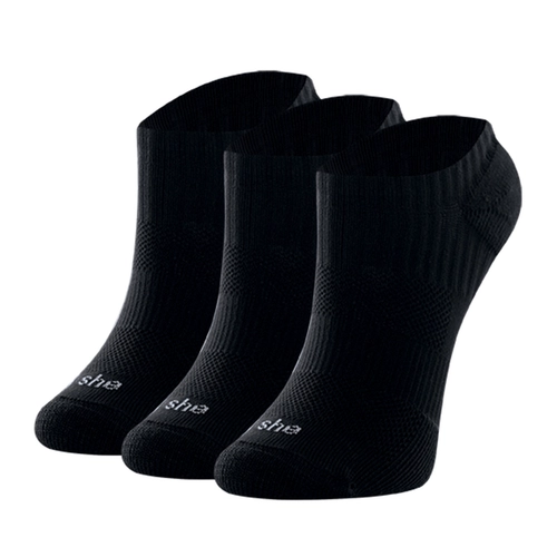Kit 3 Pares Meias Invisível She Adulto Lisa Em Algodão
