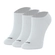 Kit 3 Pares Meias Invisível She Adulto Lisa Em Algodão - BR00-BRANCO